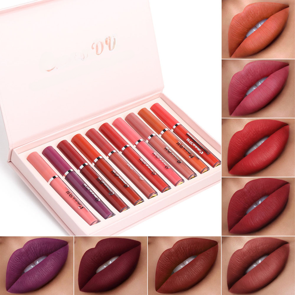 CmaaD Matte Liquid Lipstick Set - Waterproof & No Transfer