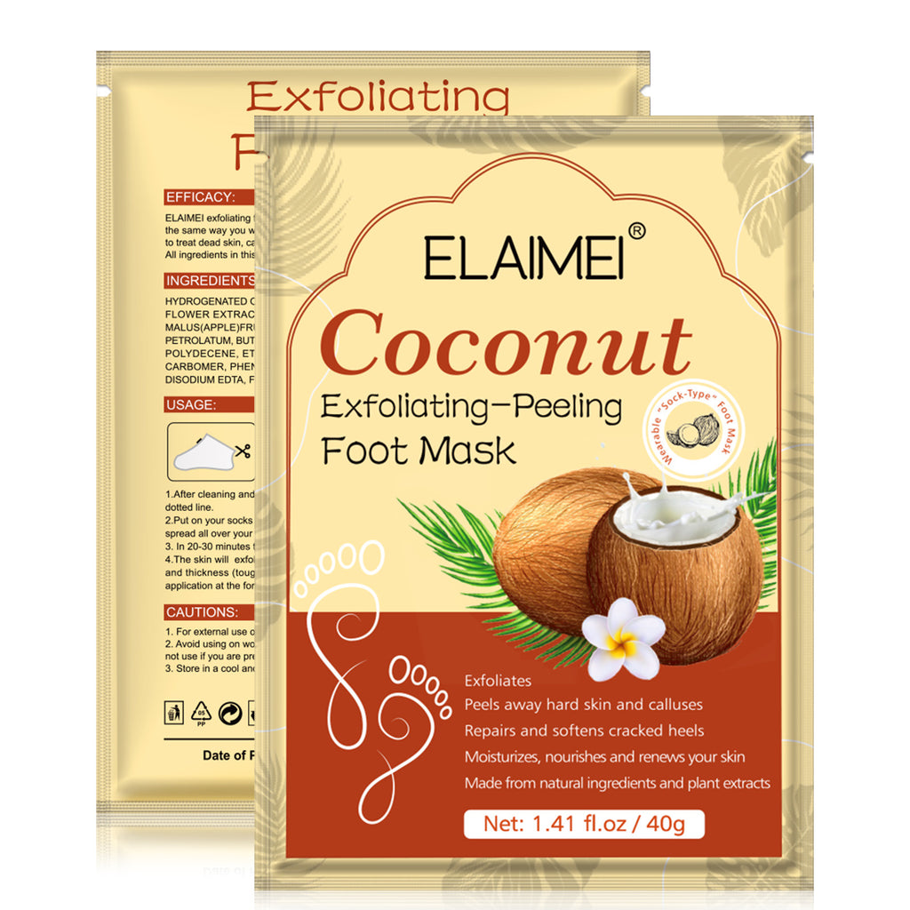 ELAIMEI Foot Care Mask for Exfoliation and Relaxation
