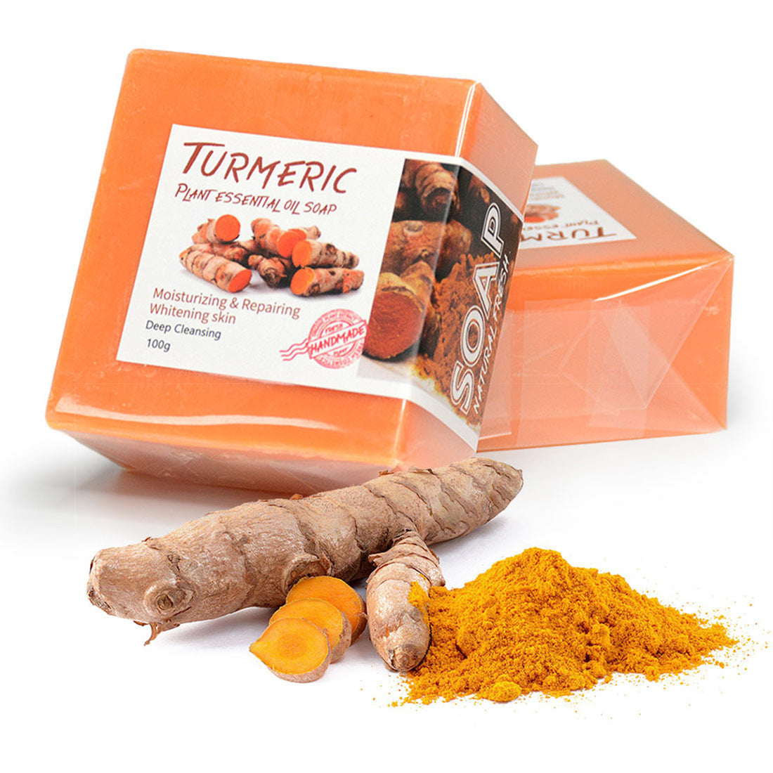 Hot-Selling Small Batch Turmeric Essential Oil Soap