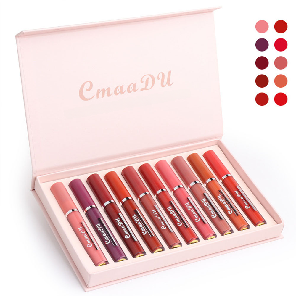 CmaaD Matte Liquid Lipstick Set - Waterproof & No Transfer