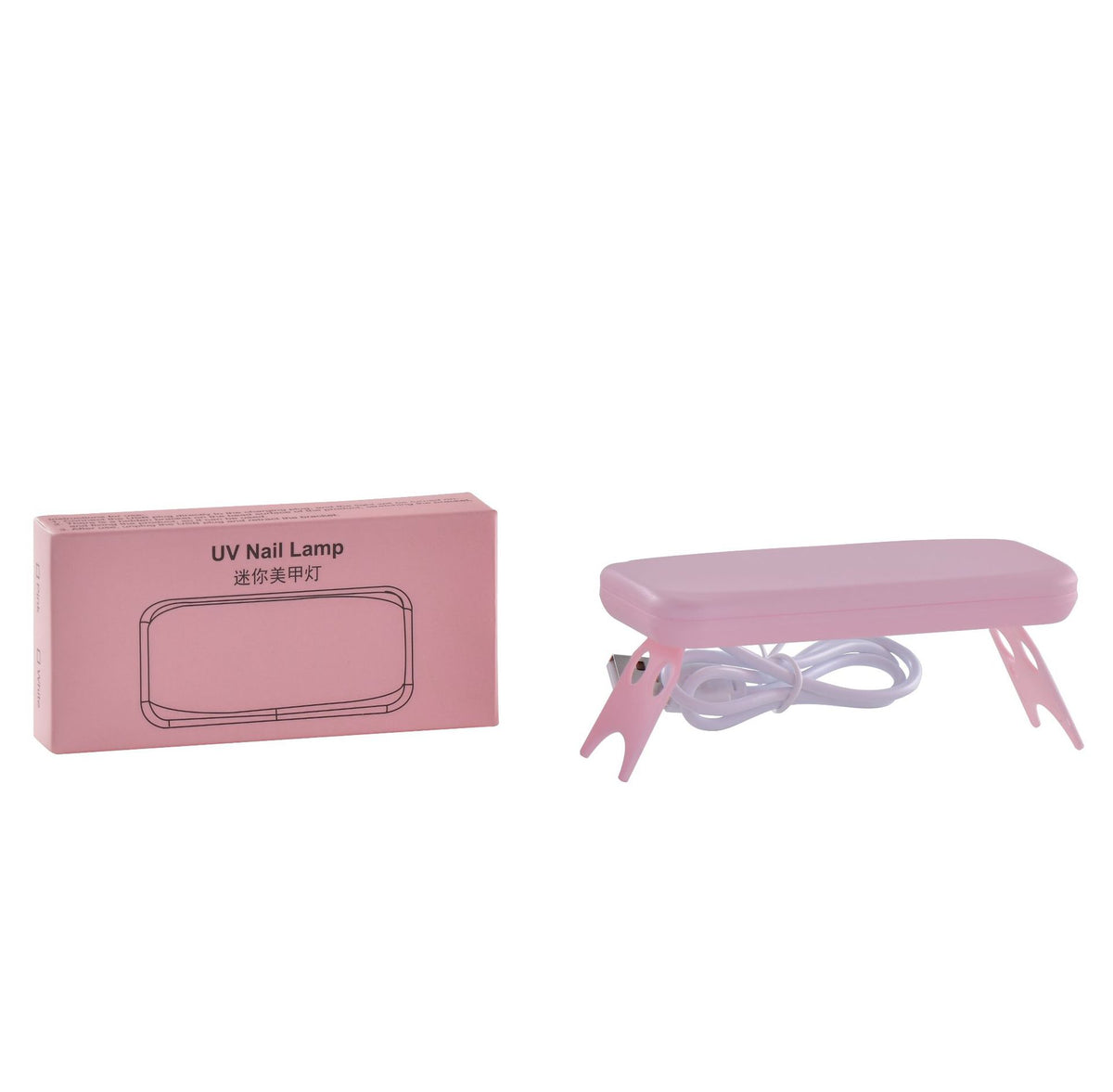 Portable UV LED Nail Dryer with 6 Lights