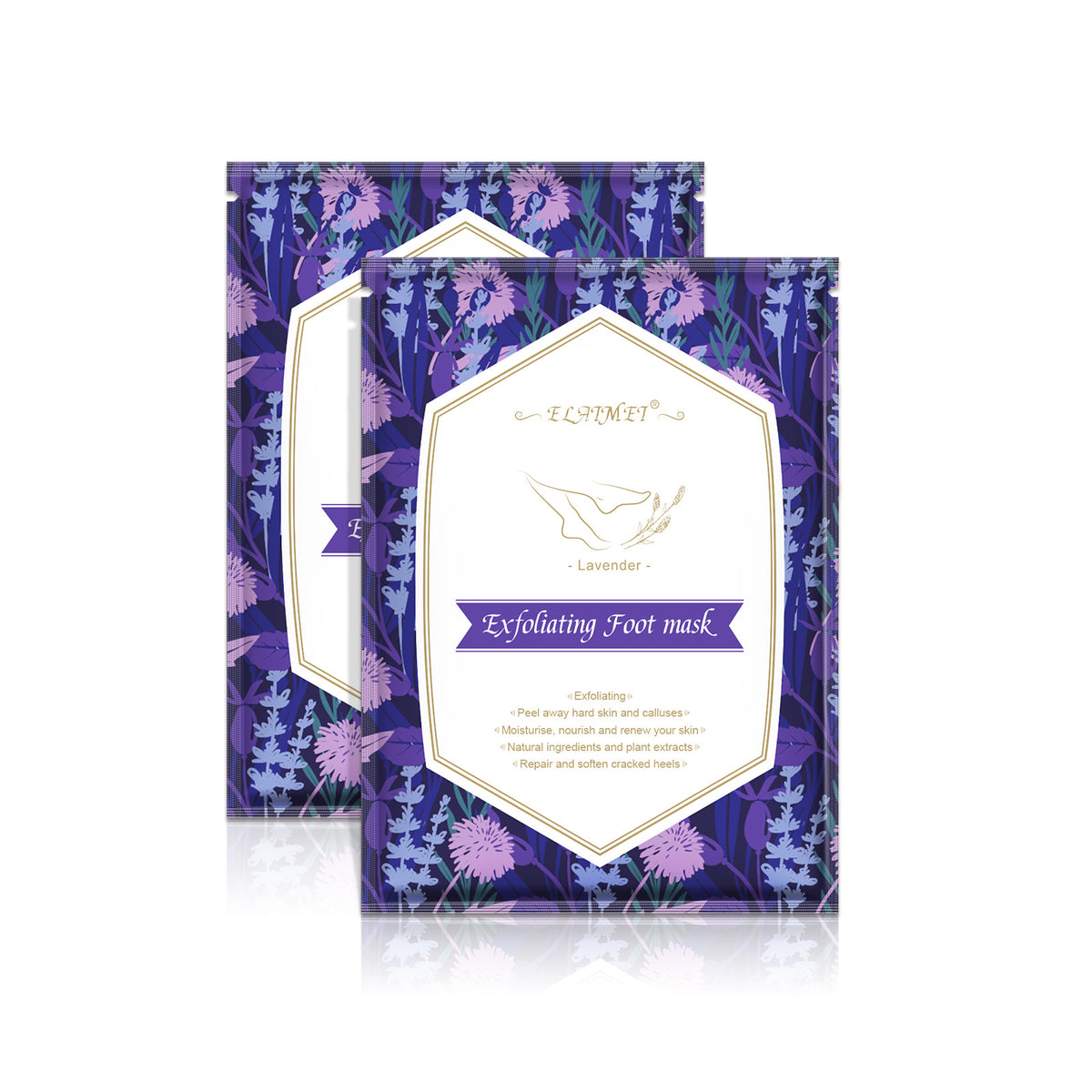ELAIMEI Foot Care Mask for Exfoliation and Relaxation