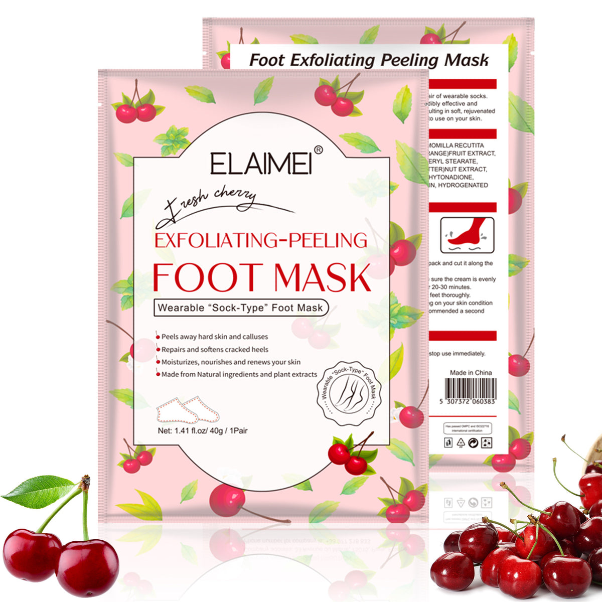 ELAIMEI Foot Care Mask for Exfoliation and Relaxation